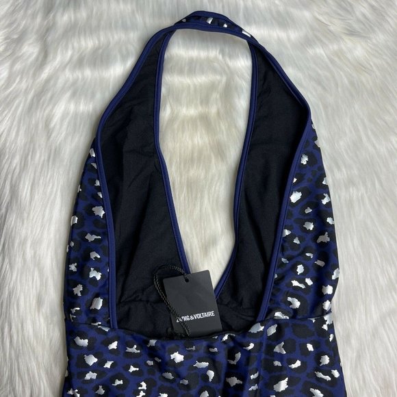 Zadig & Voltaire Size 38 / US 6 Maillot Leopard One Piece Swimsuit - Picture 8 of 11